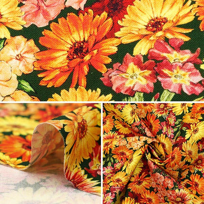 [From quantity 5] Fabric "USA Cotton Flower Fairies Flower Pattern DDC1525-SAFFR"