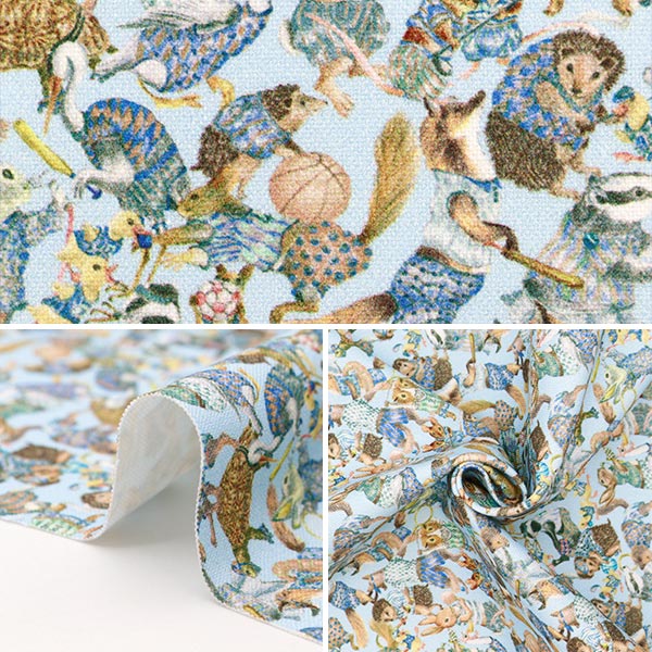 [From quantity 5] Fabric "Liberty Fabric No. 11 Canvas Harabaloo 3631121-21B" Liberty Japan