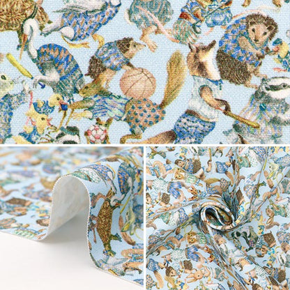 [From quantity 5] Fabric "Liberty Fabric No. 11 Canvas Harabaloo 3631121-21B" Liberty Japan