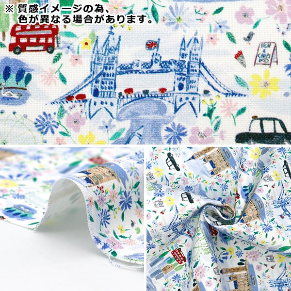 [From quantity 5] Fabric "Liberty Fabric No. 11 Canvas Pride and Bloom 363J6801-C" Liberty Japan