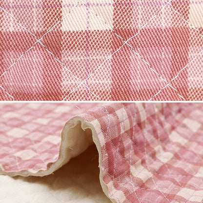 Fabric "Twill basic check quiltCut Cloth Approximately 105 x 50cm Pink CQ88320-1-13]
