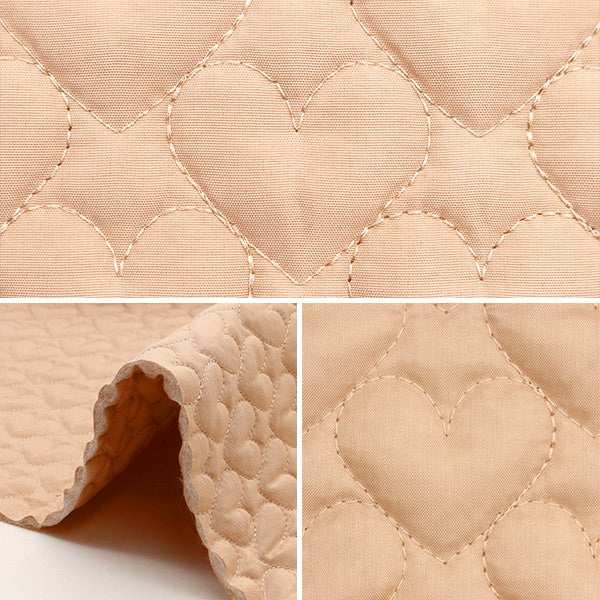[From quantity 5] Fabric "Quilting Nerori Rose Heart Quilt beige NRF-05H-BE"