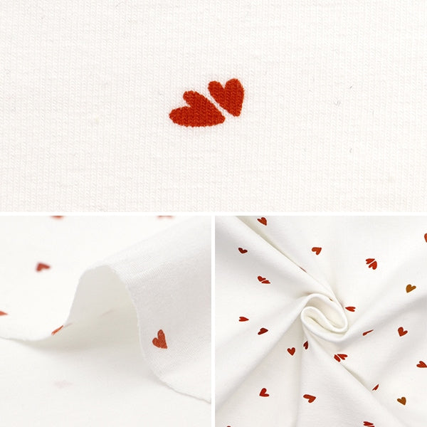 [From quantity 5] Fabric "DOMOTEX Jersey Heart DOMO-JER-1"