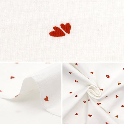 [From quantity 5] Fabric "DOMOTEX Jersey Heart DOMO-JER-1"