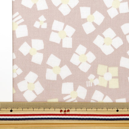 [From quantity 5] Fabric 『Sheeting3 soft-processed pallets Pink 144-8049-C2]