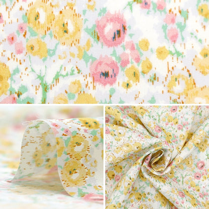 [From quantity 5] Fabric "Liberty Fabric OrganicTana lawn Caroline 157J911-A] Liberty Japan