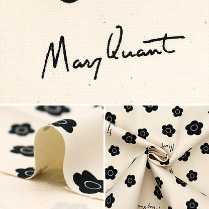 [From quantity 5] Fabric 『Oxford Mary Quant Small Flower generation AP1020S-1B]