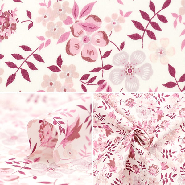 [From quantity 5] Fabric "Liberty Fabric Tana lawn Edenham 3637071-J24A] Liberty Japan