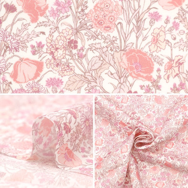 [From quantity 5] Fabric "Liberty Fabric Tana lawn Florence Mei 3632002-J24A] Liberty Japan