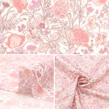 [From quantity 5] Fabric "Liberty Fabric Tana lawn Florence Mei 3632002-J24A] Liberty Japan