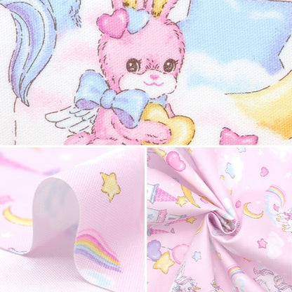 [From quantity 5] Fabric 『Oxford Classical Modern Dream Usagi Pink CMOF-75-P]