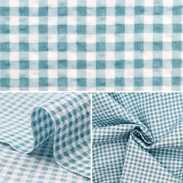 [From quantity 5] Fabric "Ripple Adult Ripple Mini Pick Blue Green RIPMCHE-BG"