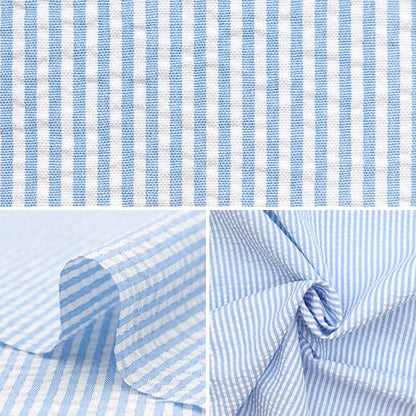[From quantity 5] Fabric "Polyester blend soccer stripe saxophone SS2416Y-06"