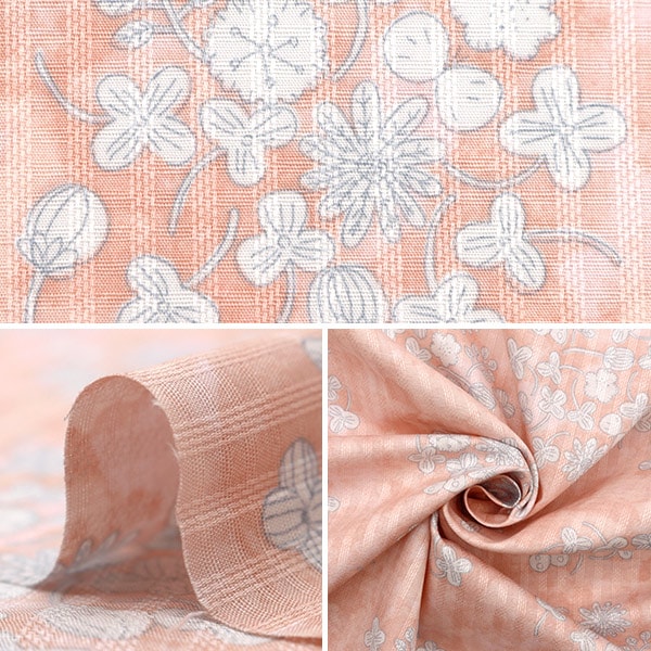 [From quantity 5] Fabric "Pikedby Shirotumexa Pink ST1110-3A"