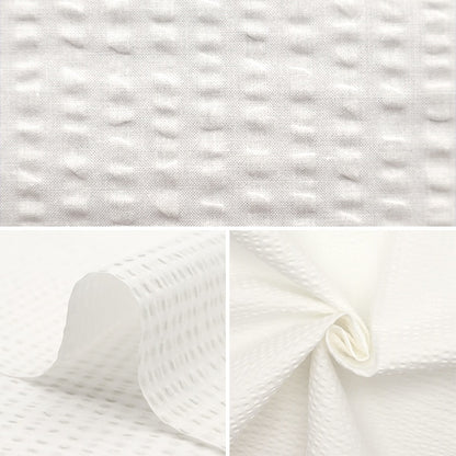 [From quantity 5] Fabric "Wavy Sheer Salt Reduced White Salt-176WH"