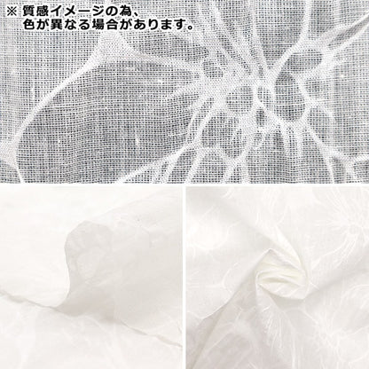 [From quantity 5] Fabric "Wavy Sheer Salt Reduced Black SALT-158BK"
