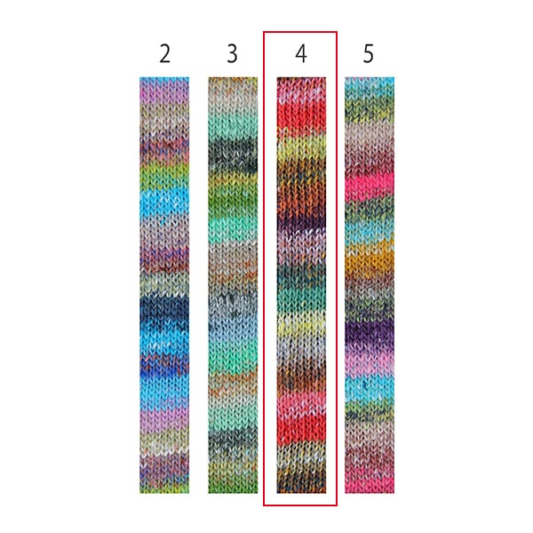 春夏纱线 “ Natsumeki 4 No. 4” Noro Hidaku Noro