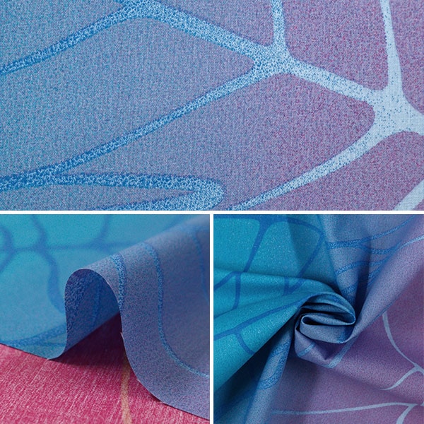 [From quantity 5] Fabric "Maunaroa T/C Hawaii Amplint Gradation Pink YFOP3105"