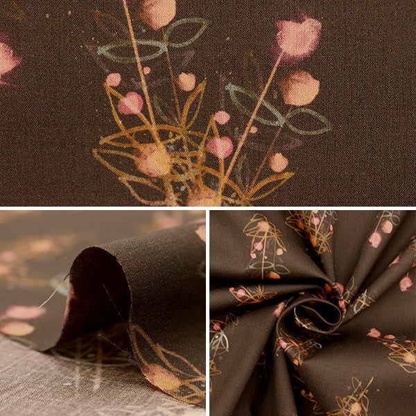 [From quantity 5] Fabric "Liberty Fabric Tana lawn Idream TO Brozes 363J4204-AU] Liberty Japan