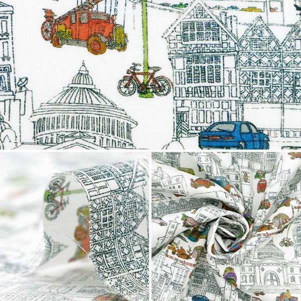 [From quantity 5] Fabric "Liberty Fabric Tana lawn Londons Calling 363J4207-AU] Liberty Japan