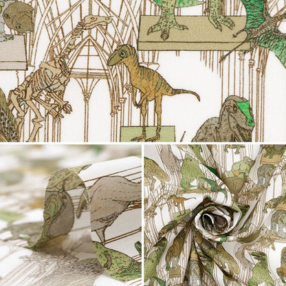 [From quantity 5] Fabric "Liberty Fabric Tana lawn Krausl Russian and Dinasos 363J4208-AU] Liberty Japan