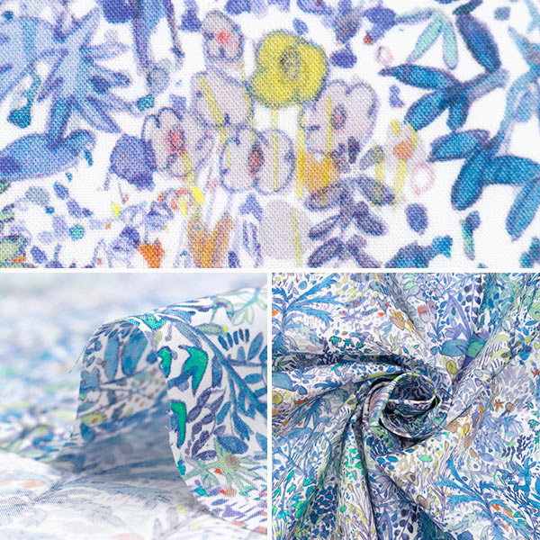 [From quantity 5] Fabric "Liberty Fabric Tana lawn Fields of Eden 363J4209-AU] Liberty Japan