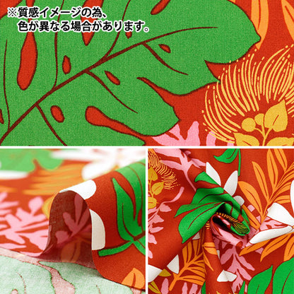 [From quantity 5] Fabric "Broad Hawaii Amplint Lint Black 282-D-BK"
