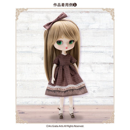 型紙 『クラフティングドールのVネックワンピースセット DCPT-001』