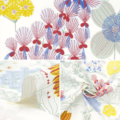 [From quantity 5] Fabric "Ueno Richiblod Hanazono Off White UNRF-05-OW"
