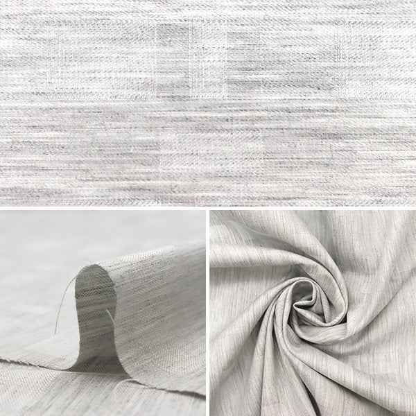 [From quantity 5] Fabric "cottonJacquard Gray KW5237]
