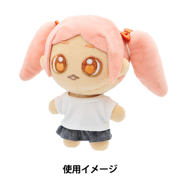 Handicraft parts "Plush toy clothes Simple T-shirt M size White MPA-3A-M"