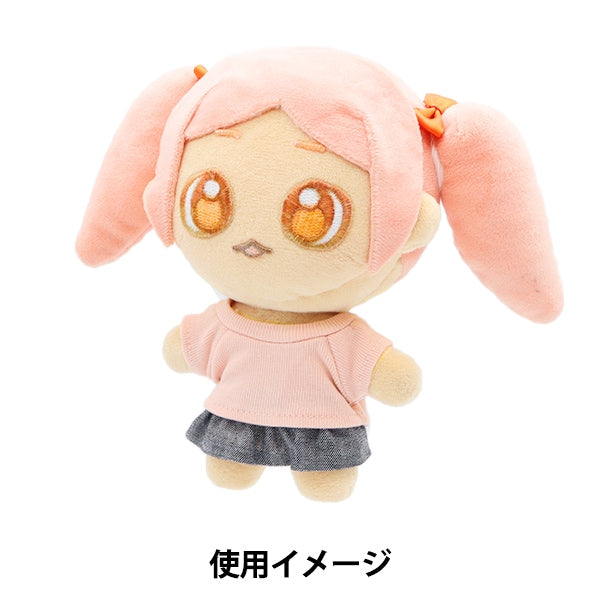 Handicraft parts "Plush toy clothes Simple T-shirt M size Light Pink MPA-3B-M"