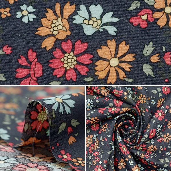 [From quantity 5] Fabric "Liberty Fabric Tana lawn Capelfloret 3634231-24AU] Liberty Japan