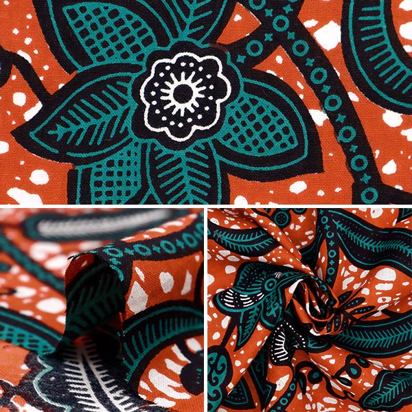 [From quantity 5] Fabric "African Camp Lint RAM-AF01"