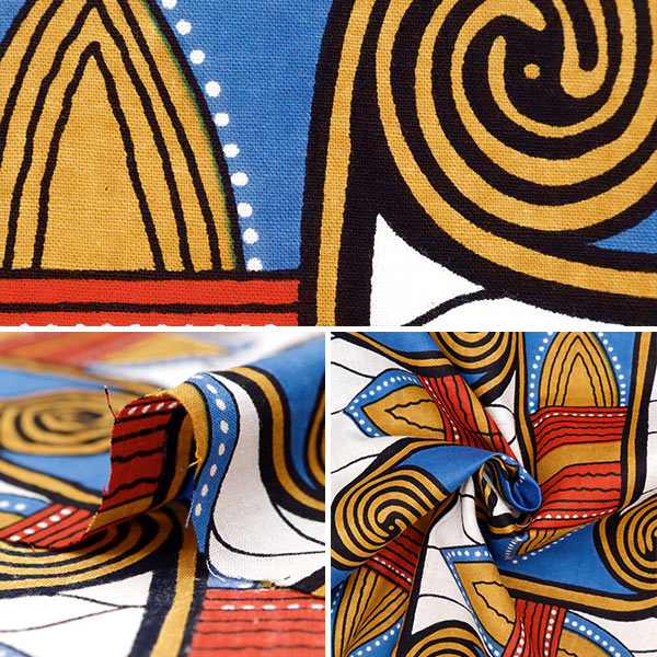[From quantity 5] Fabric "African Camp Lint RAM-AF09"