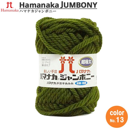 纱线 “ Hamanaka Jumbony Super Fight厚13颜色” Hamanaka