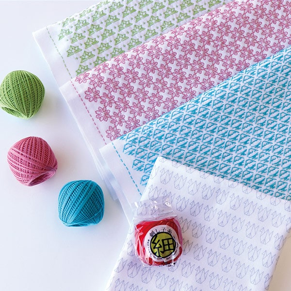 Embroidery kit "At a glanceSashikoKit Fuji (origami) SK-397] Olympus