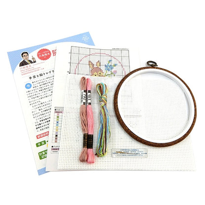 Embroidery kit "brain training handicraft cross stitch rabbit YN-4"