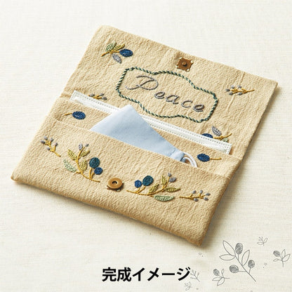 Embroidery kit "French embroidery kit kit flower language of flower language 9088" Olympus