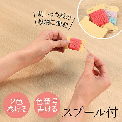 刺绣线程“带有线轴GP-50A的阀座的花园刺绣纱线” Olympus