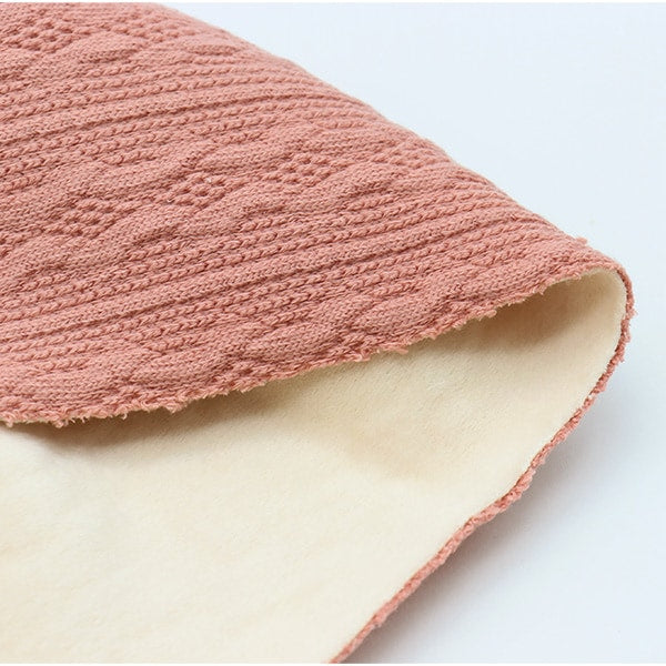 Fabric "Bonding knit Cut Cloth Approximately 85cm x 90cm Sweater Dusty Pink BN222P-05DP]