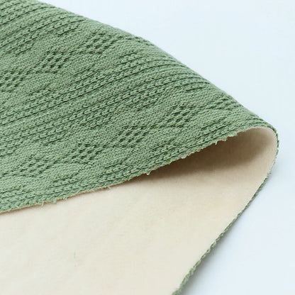 Fabric "Bonding knit Cut Cloth Approximately 85cm x 90cm sweater edition Smoky Green BN222P-06SG]