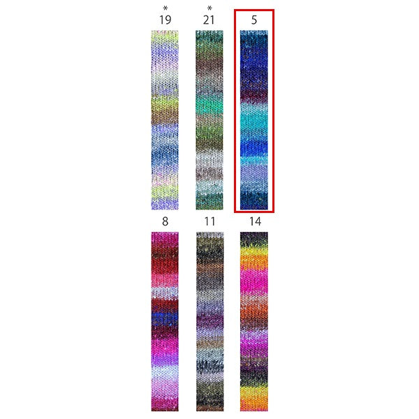 春夏纱线 “烟花5颜色” noro hideyaku noro