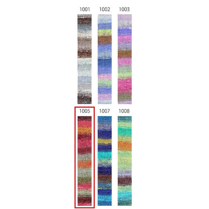 春夏纱线 “ Kanakata条纹1005颜色” Noro Hidaku Noro