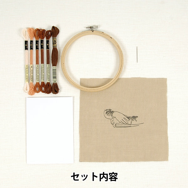 Embroidery kit "Free Stitch Kit DMC x Louvre Museum Collection Mona Liza Hand TB185/81" DMC DMSI
