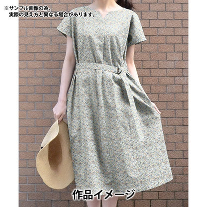 【数量5から】 生地 『リバティ・ファブリックス タナローン ハンナローズ ブルーグレー 3631126J23A』 【ユザワヤオリジナル】