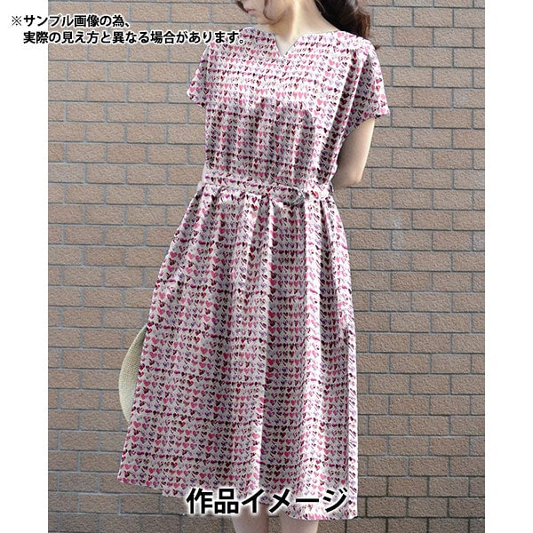 [From quantity 5] Fabric "Liberty Fabric Tana lawn Marble Hearts 3636834-BU] Liberty Japan
