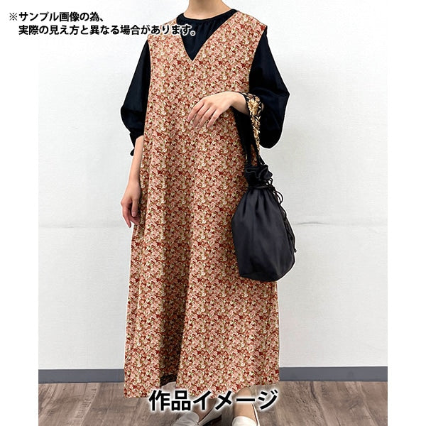 [From quantity 5] Fabric "Liberty Fabric CorduroyPrint Ira Rose Gates 3633225-23A] Liberty Japan