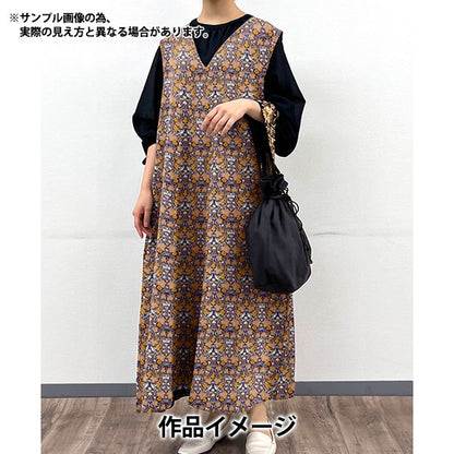 [From quantity 5] Fabric "Liberty Fabric CorduroyPrint Vine Thief 1223204L117JA] Liberty Japan