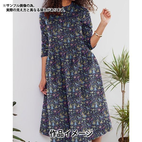 [From quantity 5] Fabric "Liberty Fabric Airy Cott Dancing Ladies 3631283J23D" Liberty Japan